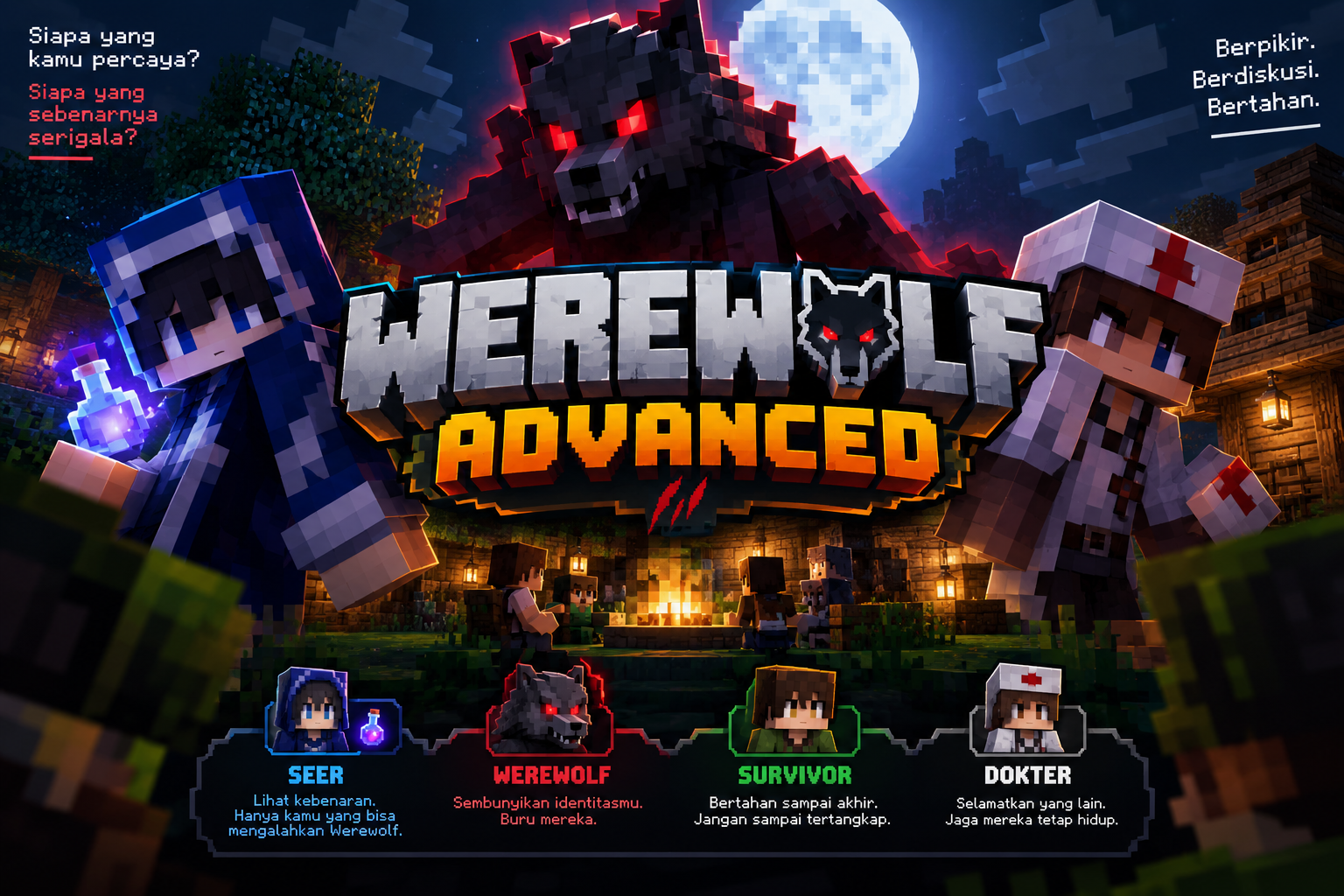 Werewolf Advanced | Minecraft PE Maps