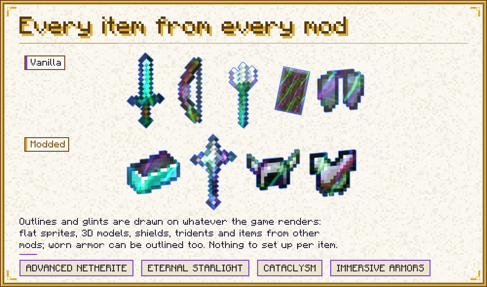 Every item from every mod