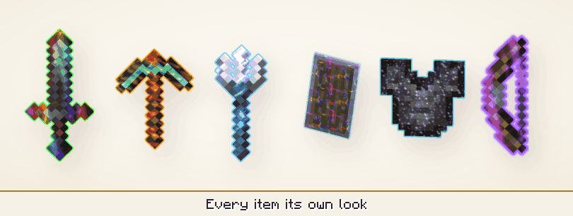 Every item its own look