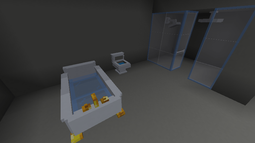 Thumbnail Clawfoot tubs can be filled and emptied by interacting. Interacting with toilets toggles the lid up and down (interacting while sneaking will sit on a toilet... very classy). Shower heads have 2 different styles (and are purely cosmetic).