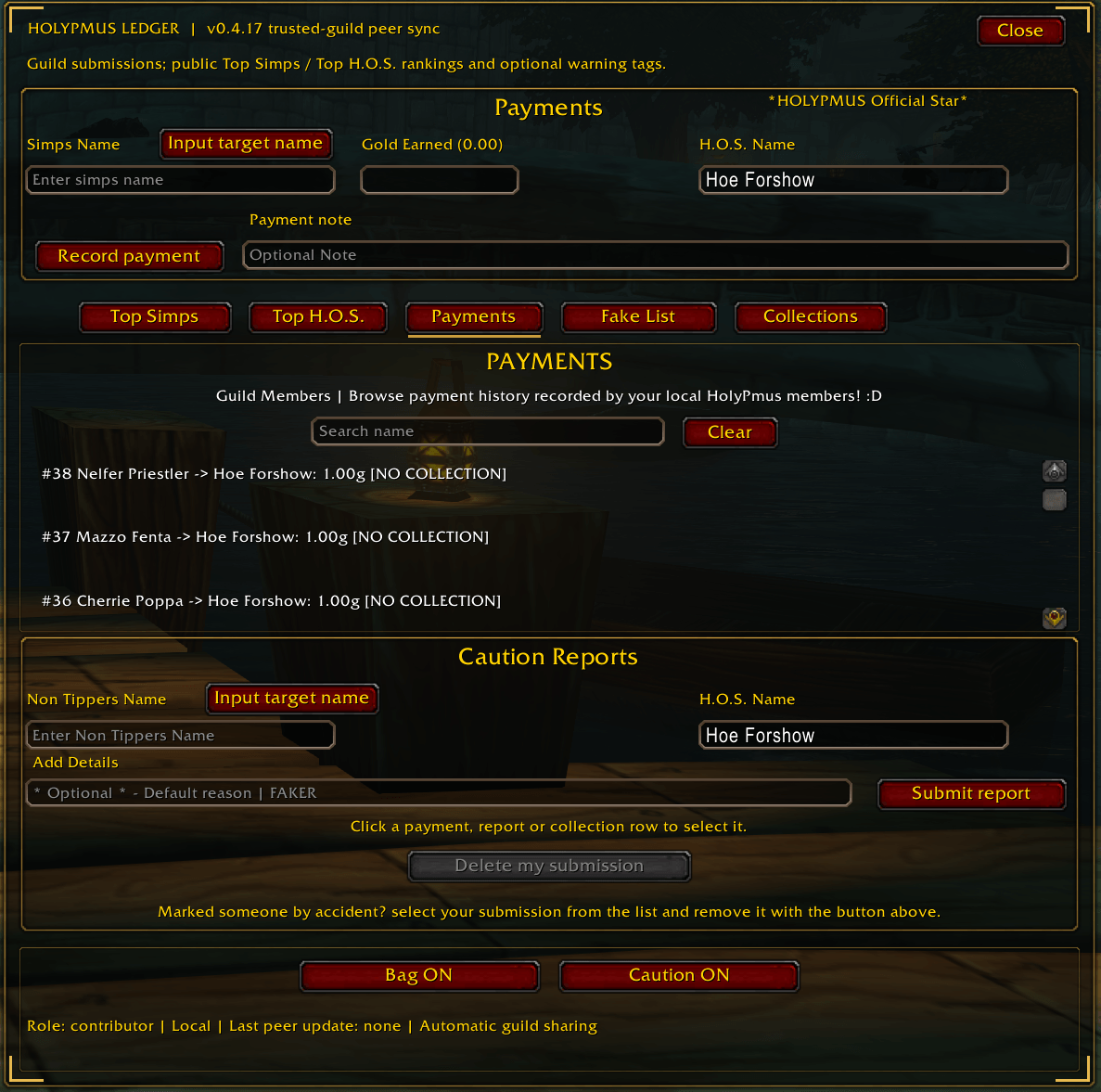 Thumbnail Guild member can view payment history to keep track of you status and dispute inaccurate payment records.