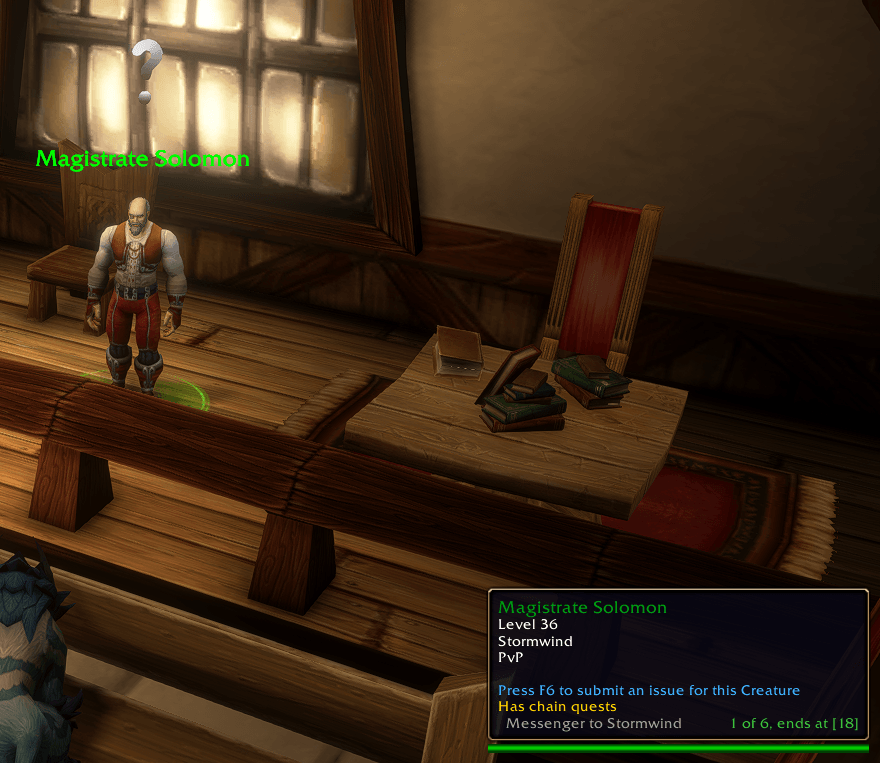 Thumbnail Quest givers' tooltips say when their grey quests lead on.