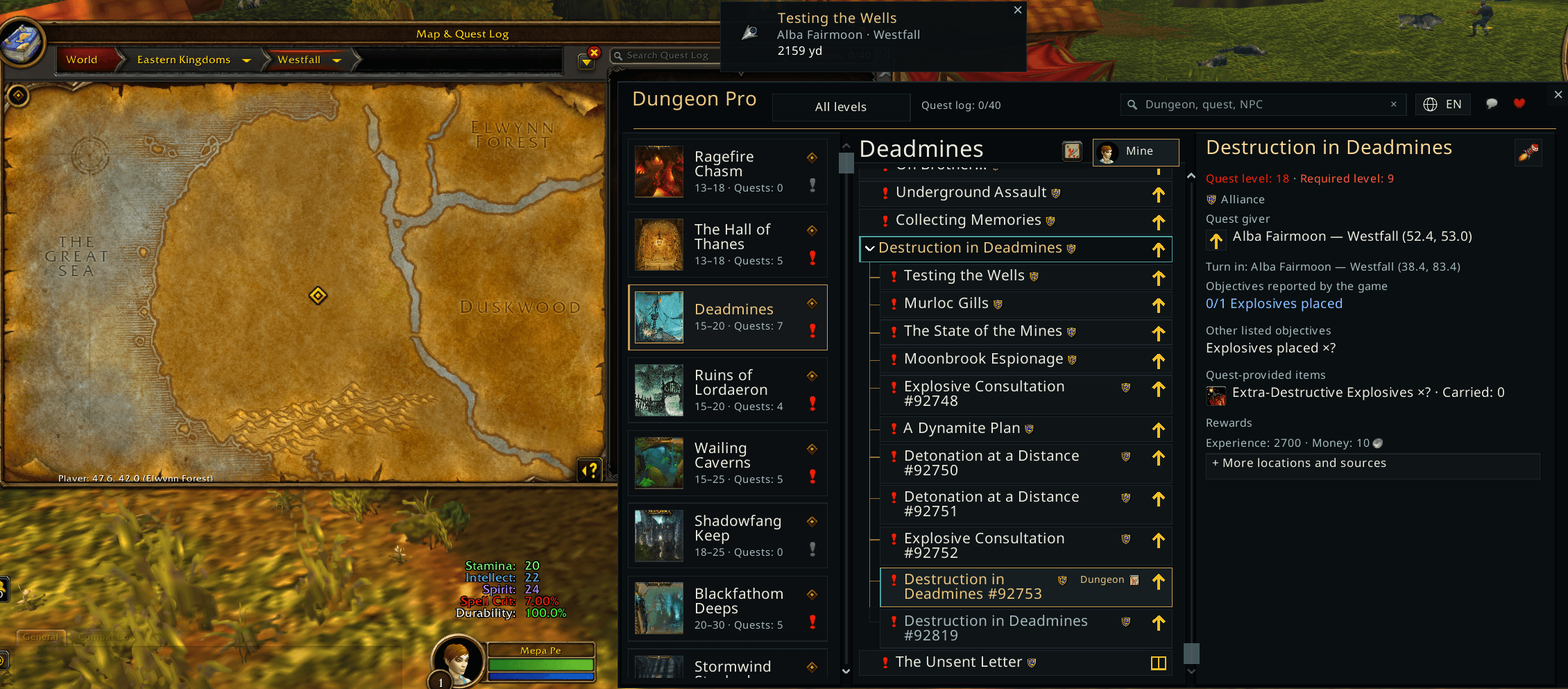 Thumbnail Open a known quest-giver location on the map and follow the direction guide.