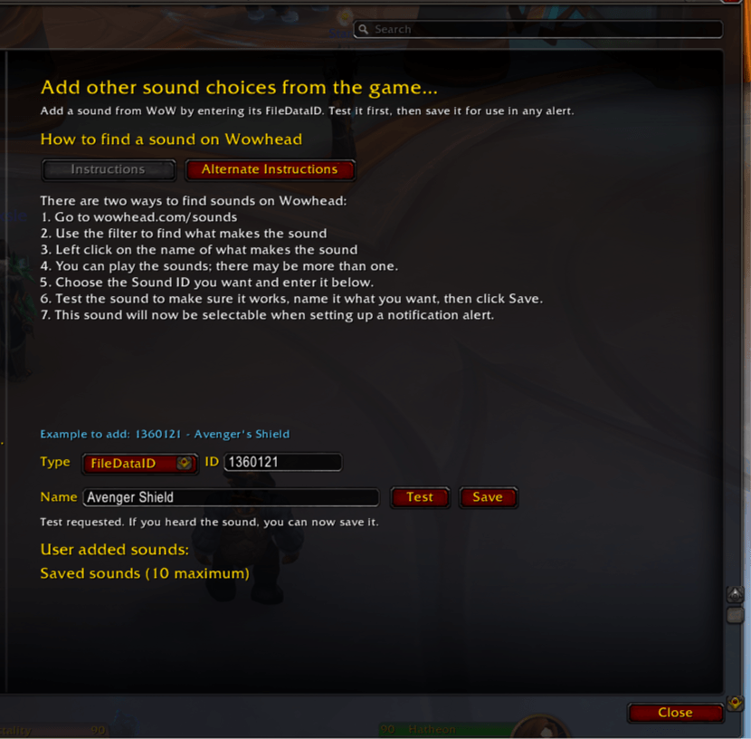 Thumbnail Choose any sound file for any alert, with instructions!