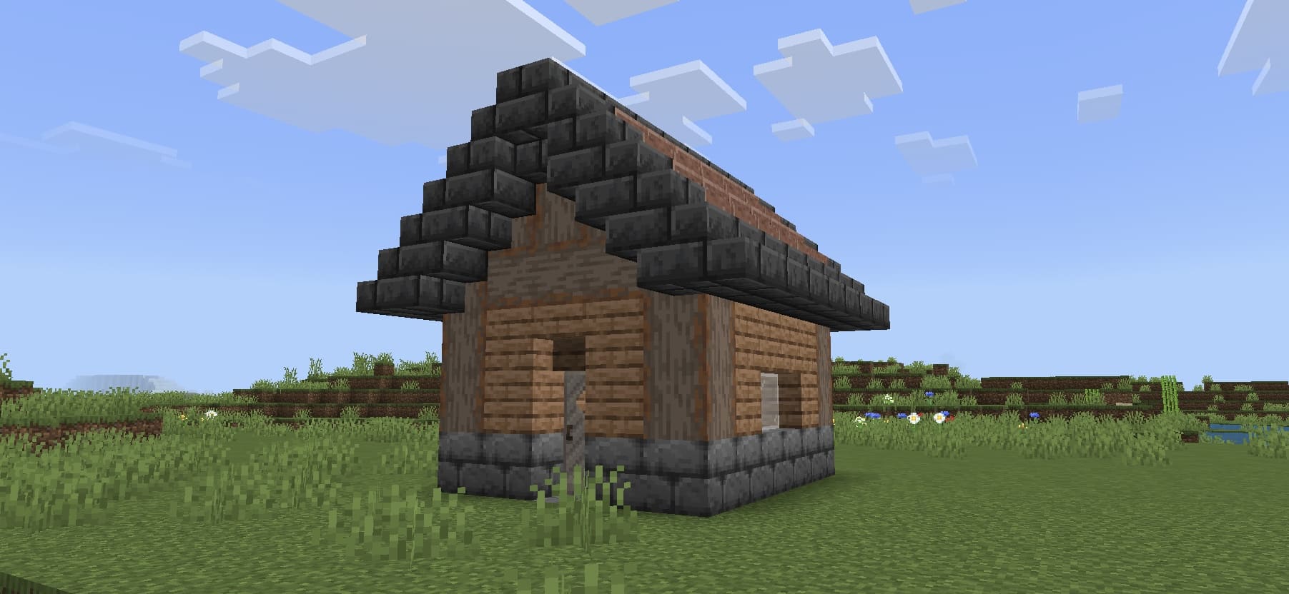 Thumbnail Discover how compressed blocks blend naturally with vanilla building materials, adding new textures and structural details to everyday Minecraft architecture.