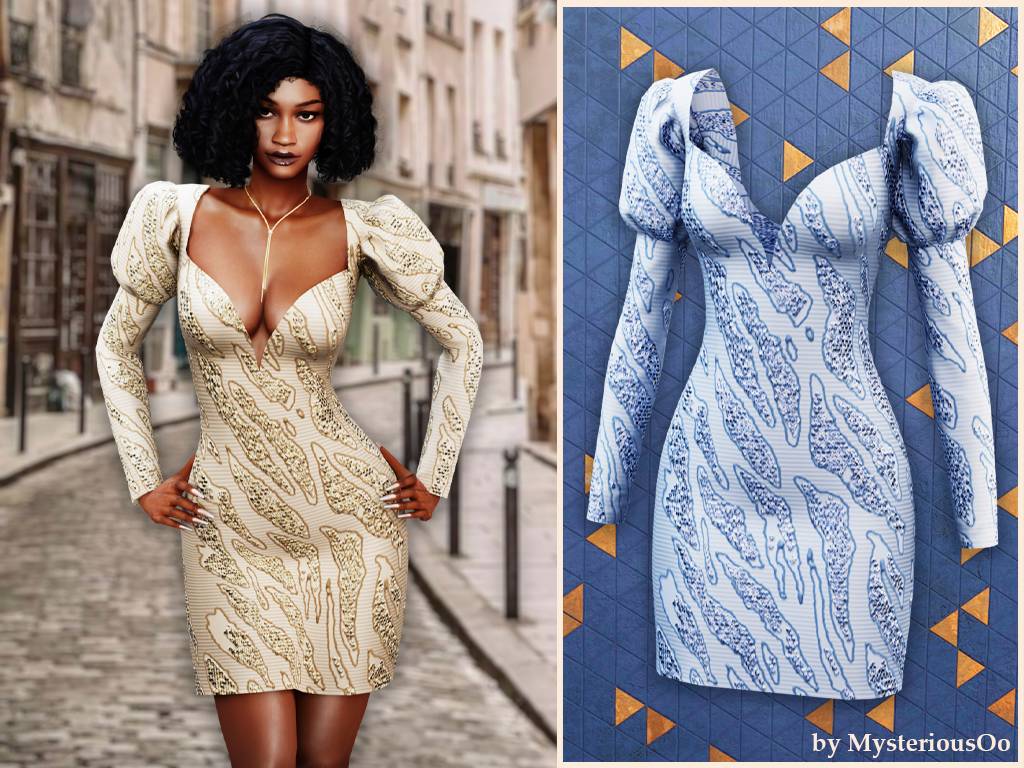 MysteriousOoSequinPuffSleeveDress1508.jpg