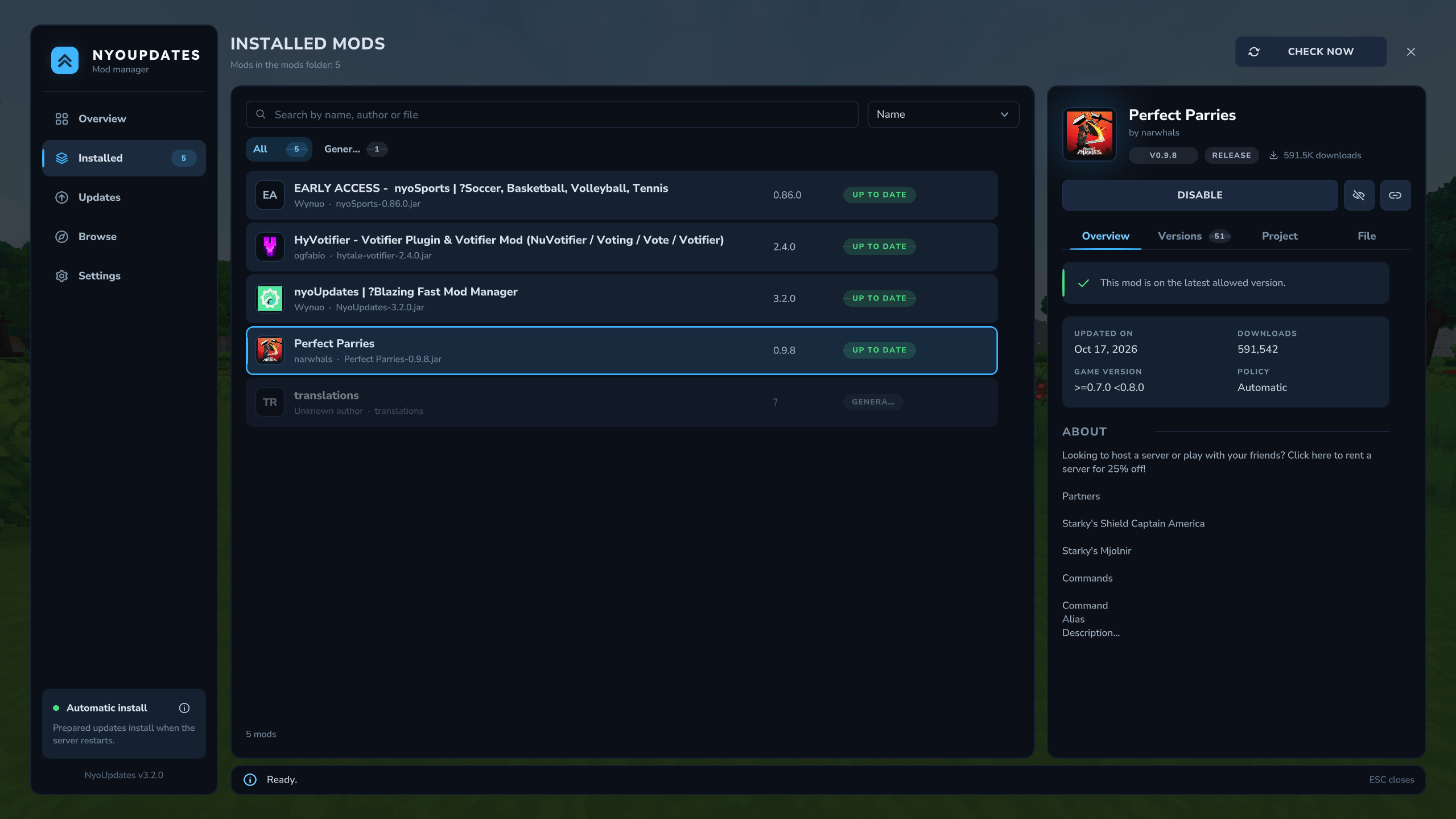 Mod details