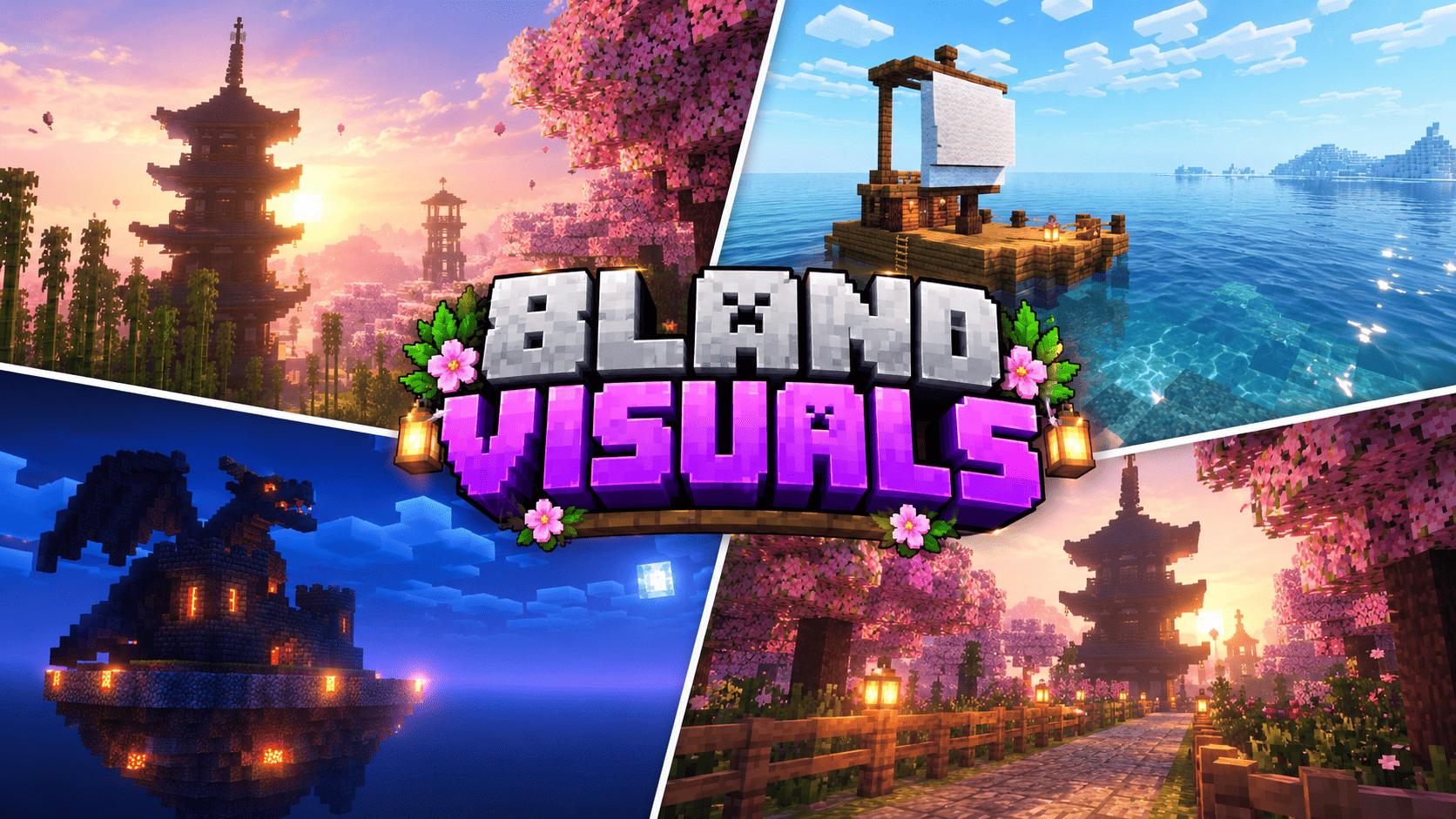Bland VISUALS | Minecraft PE Texture Packs