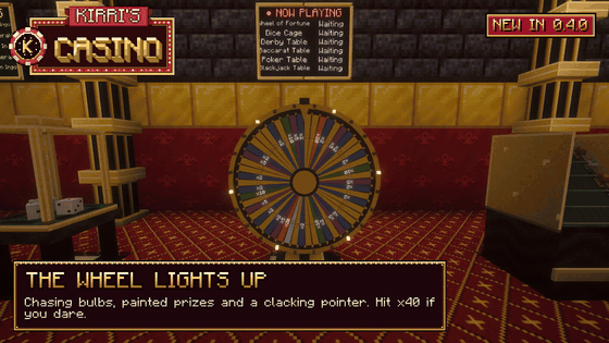 Chasing bulbs, painted prizes and a clacking pointer.