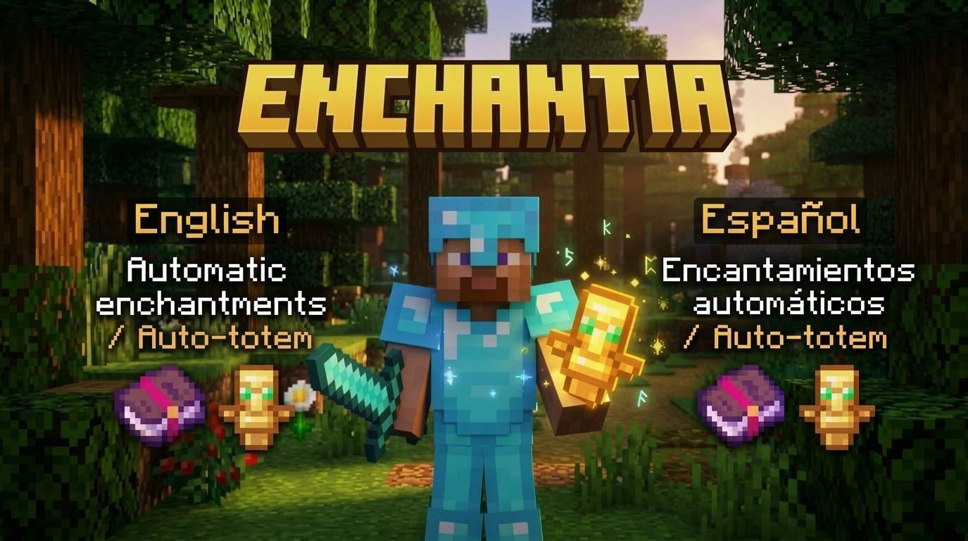 Enchantia | Minecraft PE Addons
