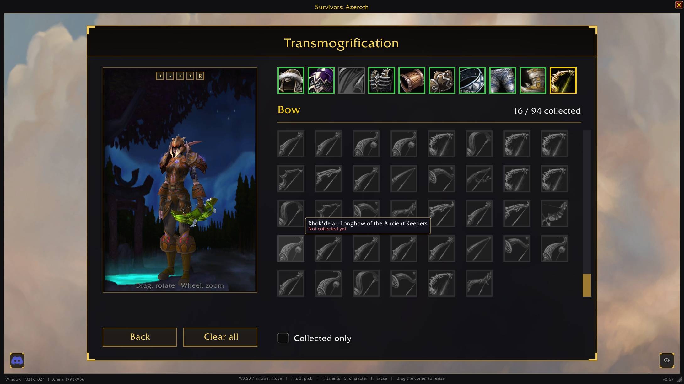 Drip out your minigame character