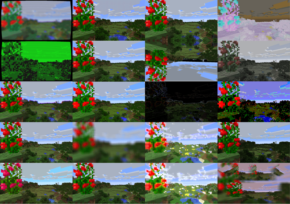 Showcases most of the returned shaders.
