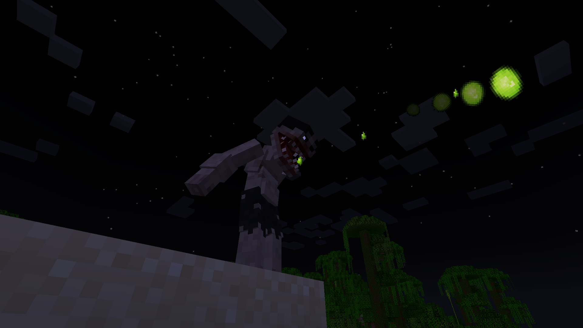 The Spitter spitting, leaves acid puddles on death (config-able)