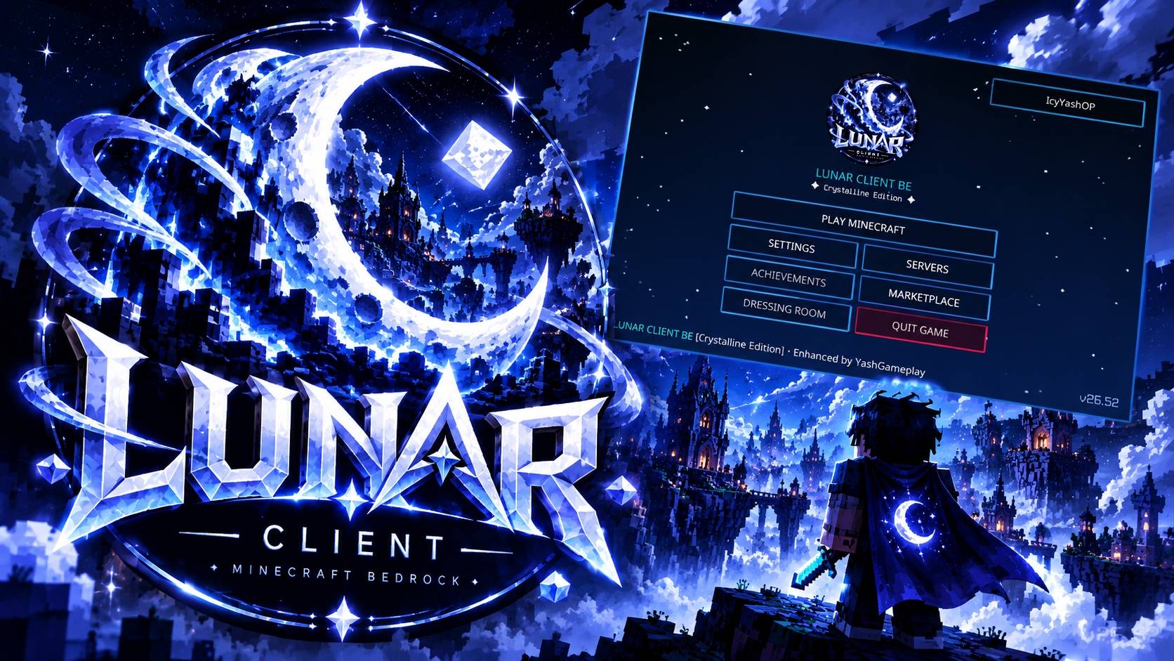 Lunar Client | FPS Boost Optimizer | Minecraft PE Texture Packs