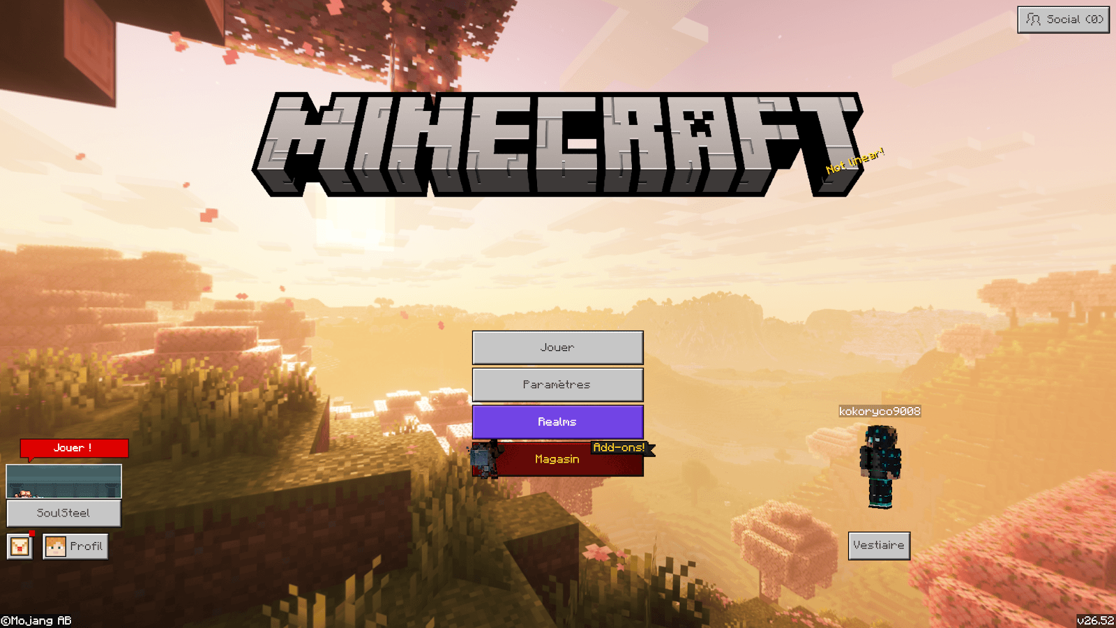 Main menu preview