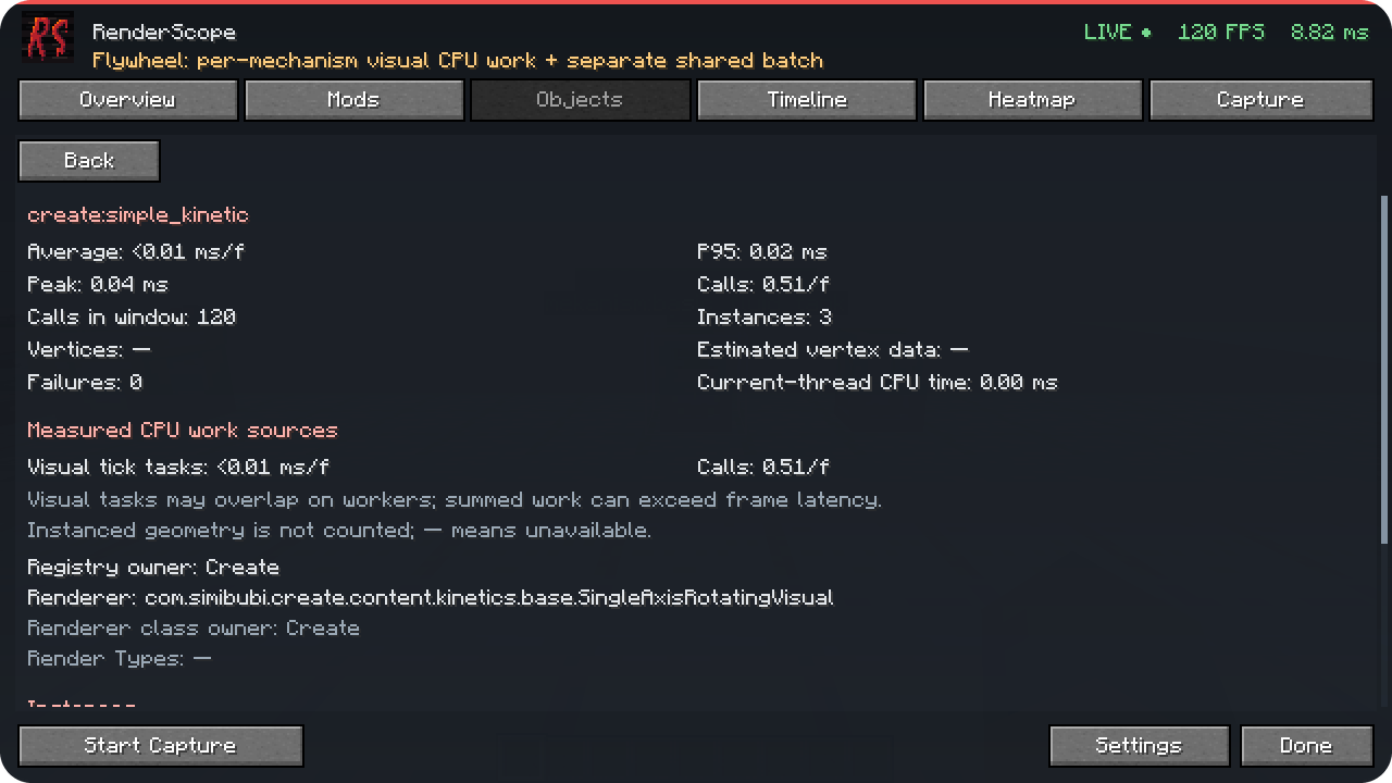 Thumbnail Measured per-instance visual CPU callbacks; shared GPU shown separately. / Источники CPU-времени по экземплярам; общий GPU-батч учитывается отдельно.