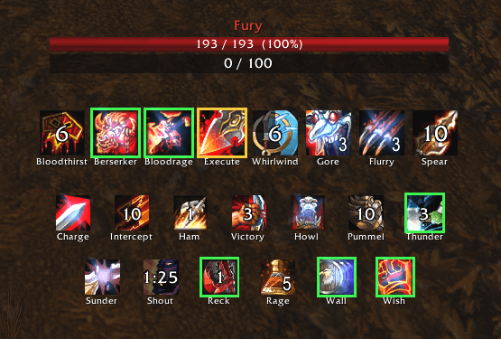 Warrior HUD in the Plain look