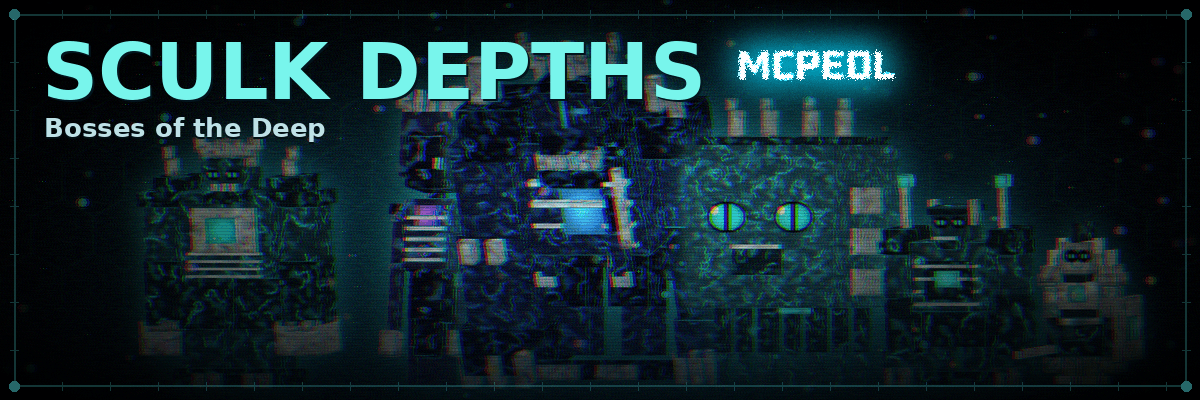 THE SCULK DEPTHS:The Darkened (Sculk Dimension Addon) | Minecraft PE Addons