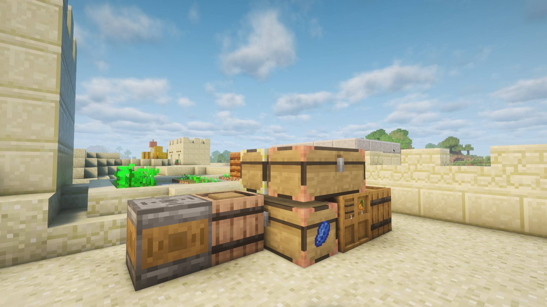 Storages in a desert village