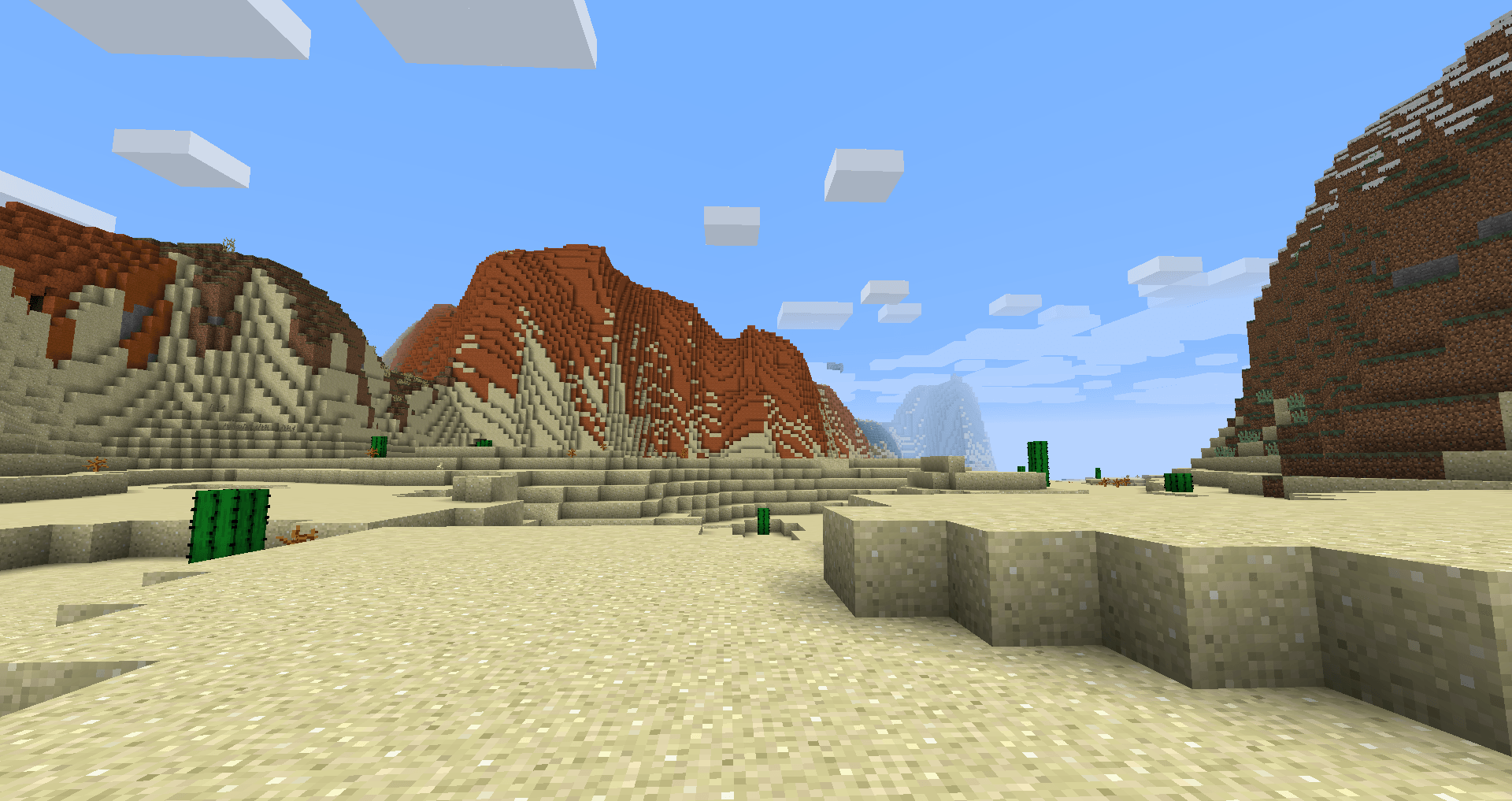 Groups of different mountains.