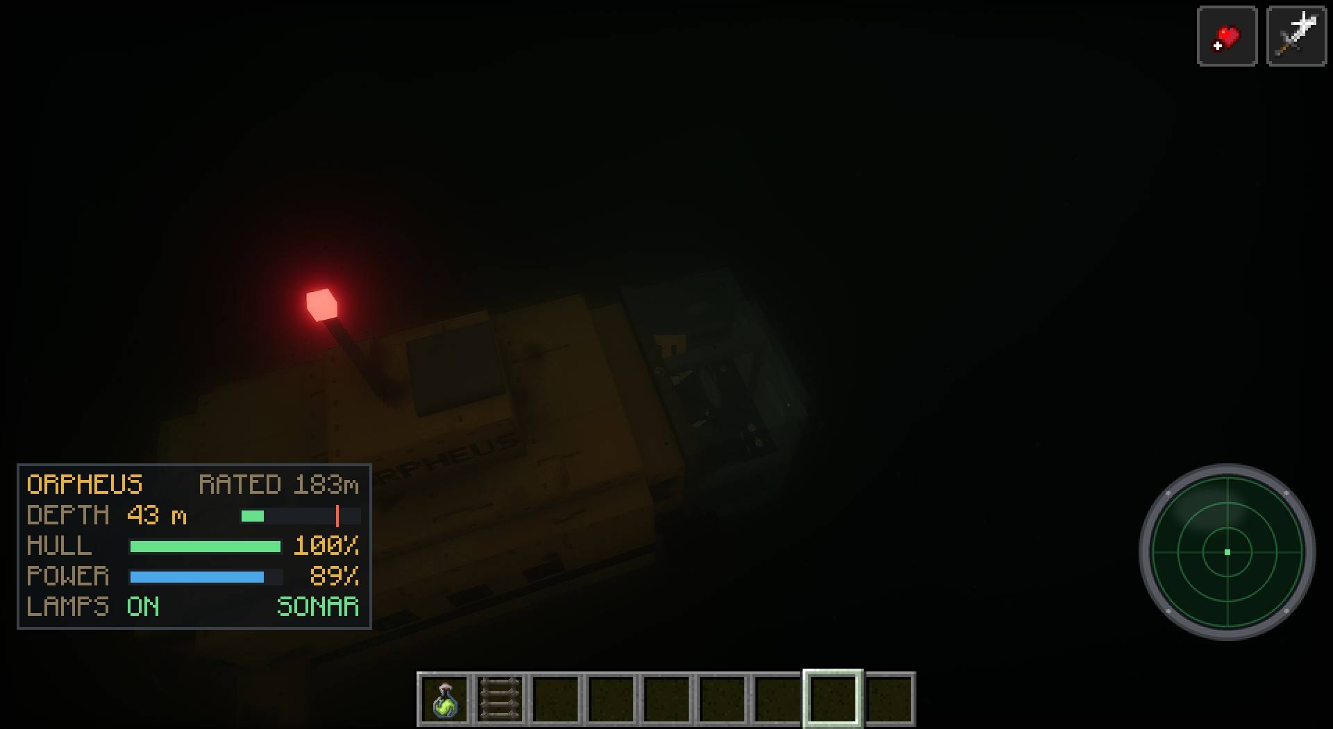 The submarine Orpheus