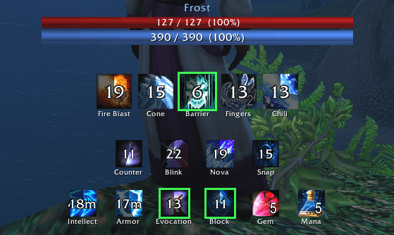 Mage HUD in the Plain look