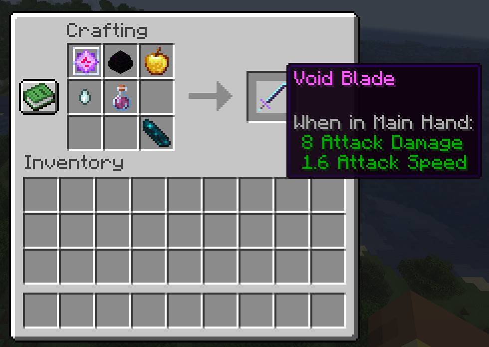 Crafting the Void Blade