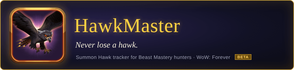 HawkMaster - Never lose a hawk