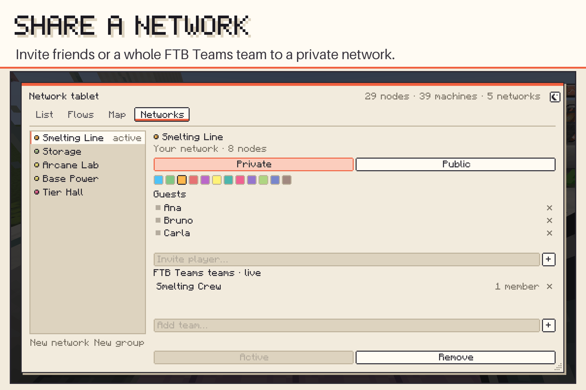 Share a network