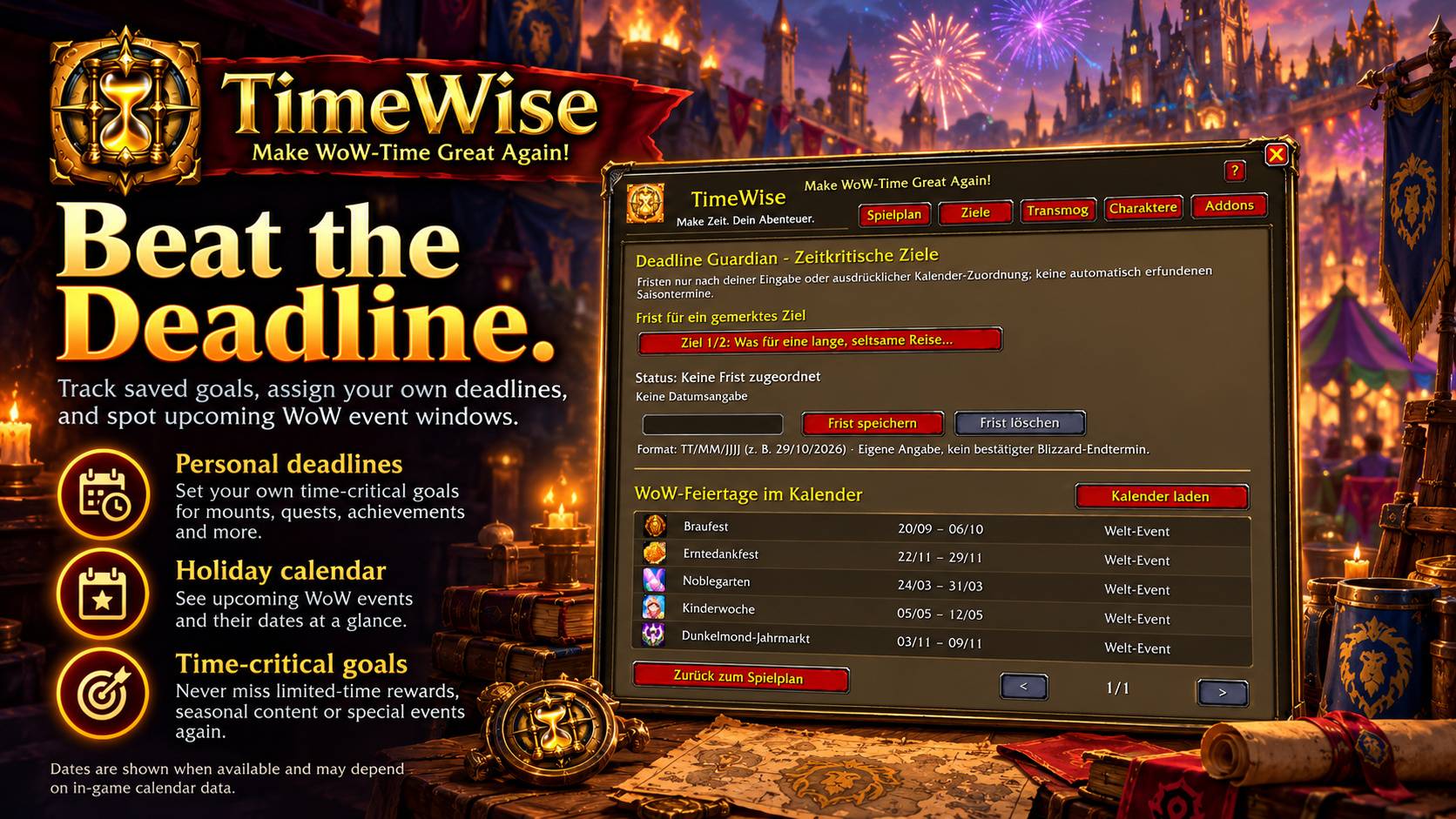TimeWise Dealine