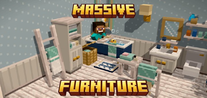 Minecraft Block Chair Massive Furniture | +1000 BLOCKS | Minecraft PE Addons