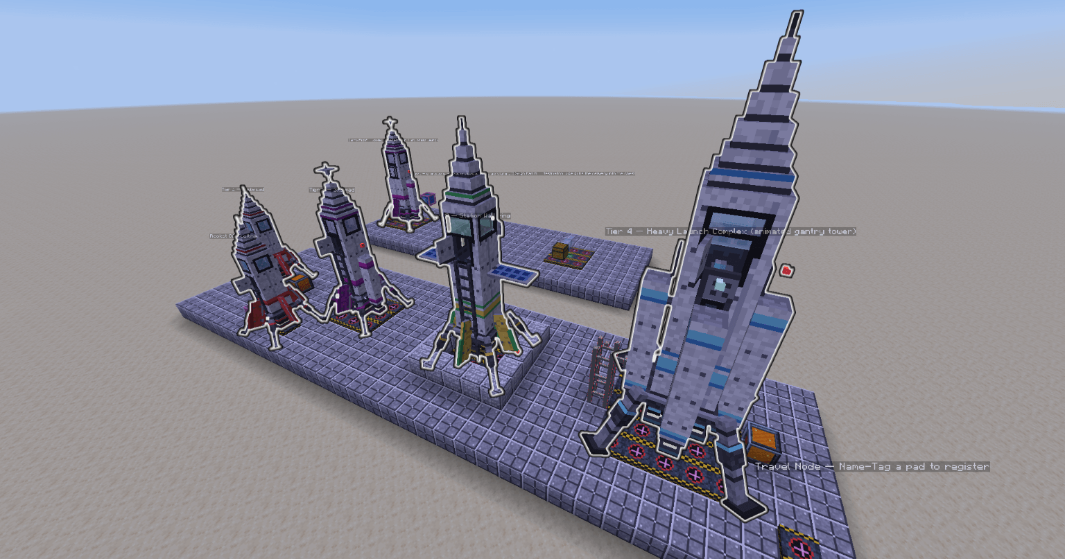 Explore new worlds in the rocket of your choosing!
