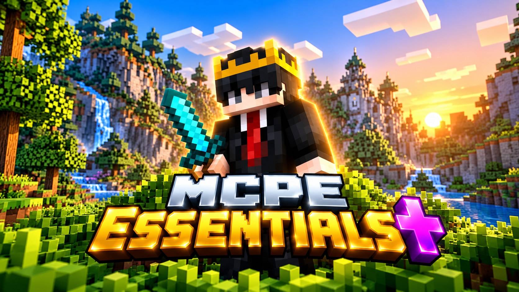 MCPE Essential + | PvP Utility | Better UI | Minecraft PE Texture Packs