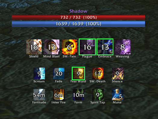 Priest HUD in the Plain look
