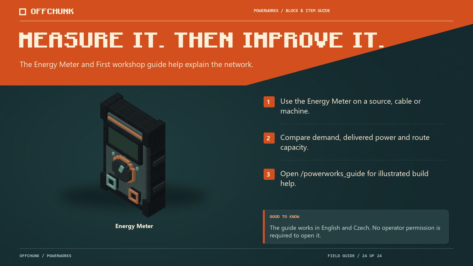 Thumbnail Inspect your power setup and use its status information to plan your next improvement.