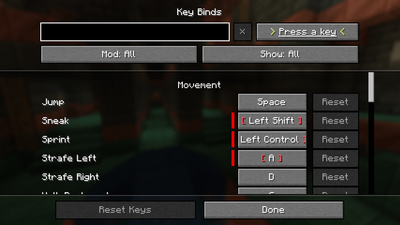 Keybind Finder - Minecraft Mods - CurseForge