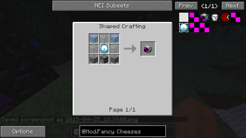 Crafting Recipe - Cheese Maker