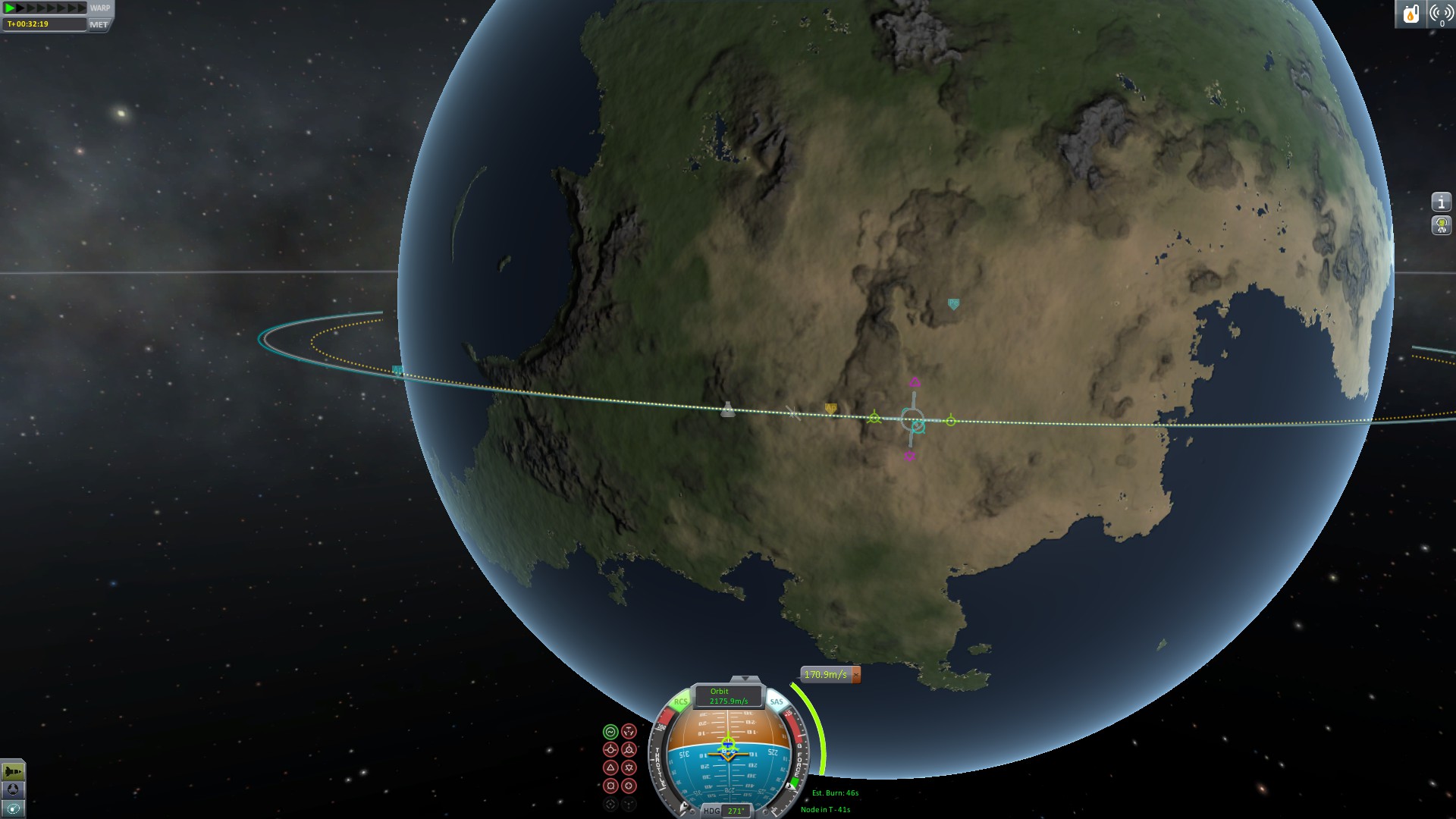 Reentry burn trajectory 2