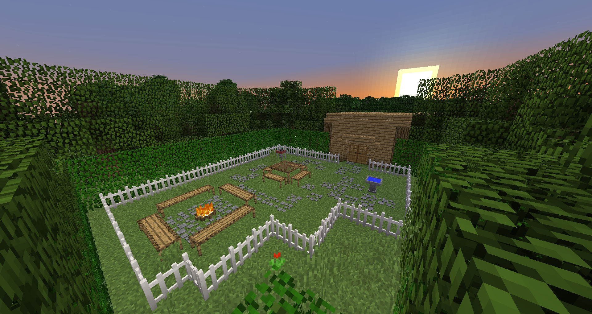 The garden of a house i made