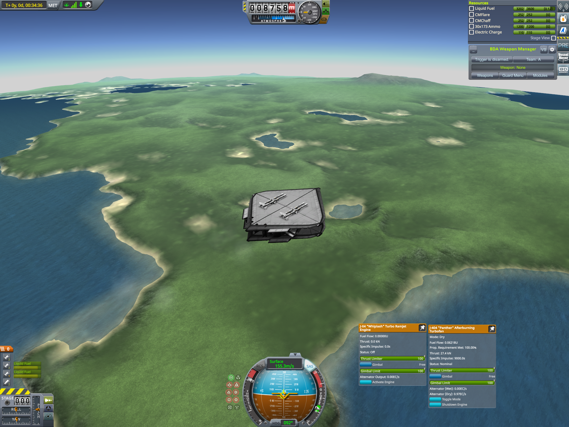 Circumnavigates Kerbin when Fully Fueled