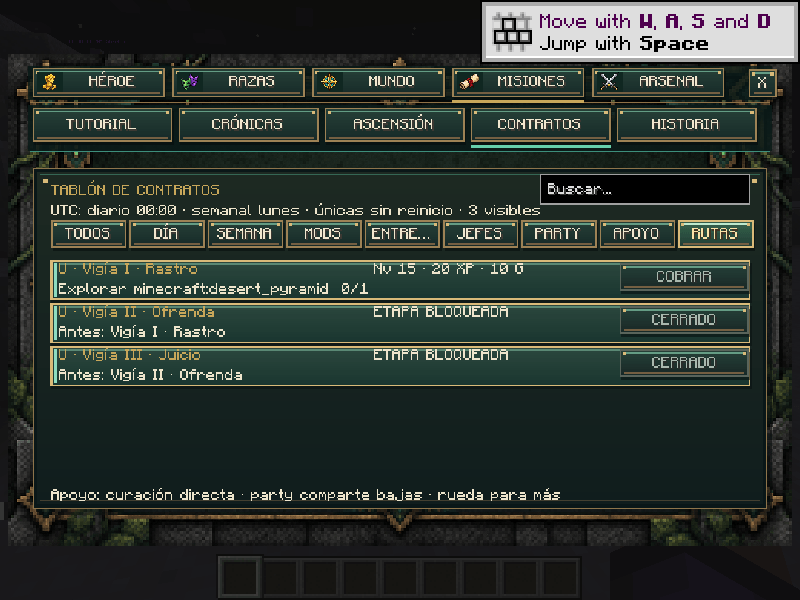 ZoneLevelUp r28 — Expedition routes / Rutas (local test)