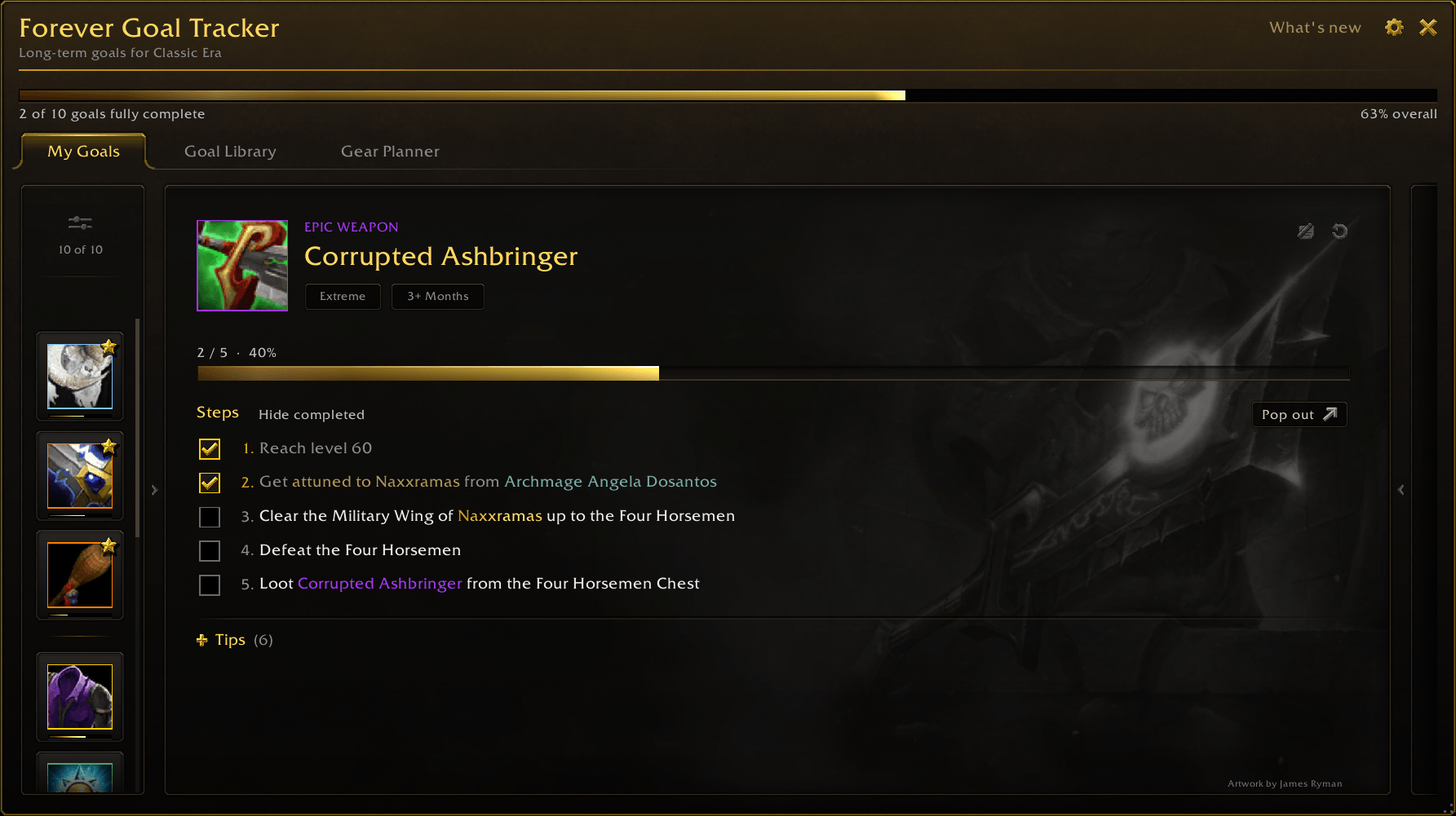 Dwarf Forge Map Forever Goal Tracker - World of Warcraft Addons - CurseForge