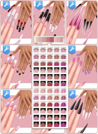 Bridal Nails - The Sims 4 Create a Sim - CurseForge