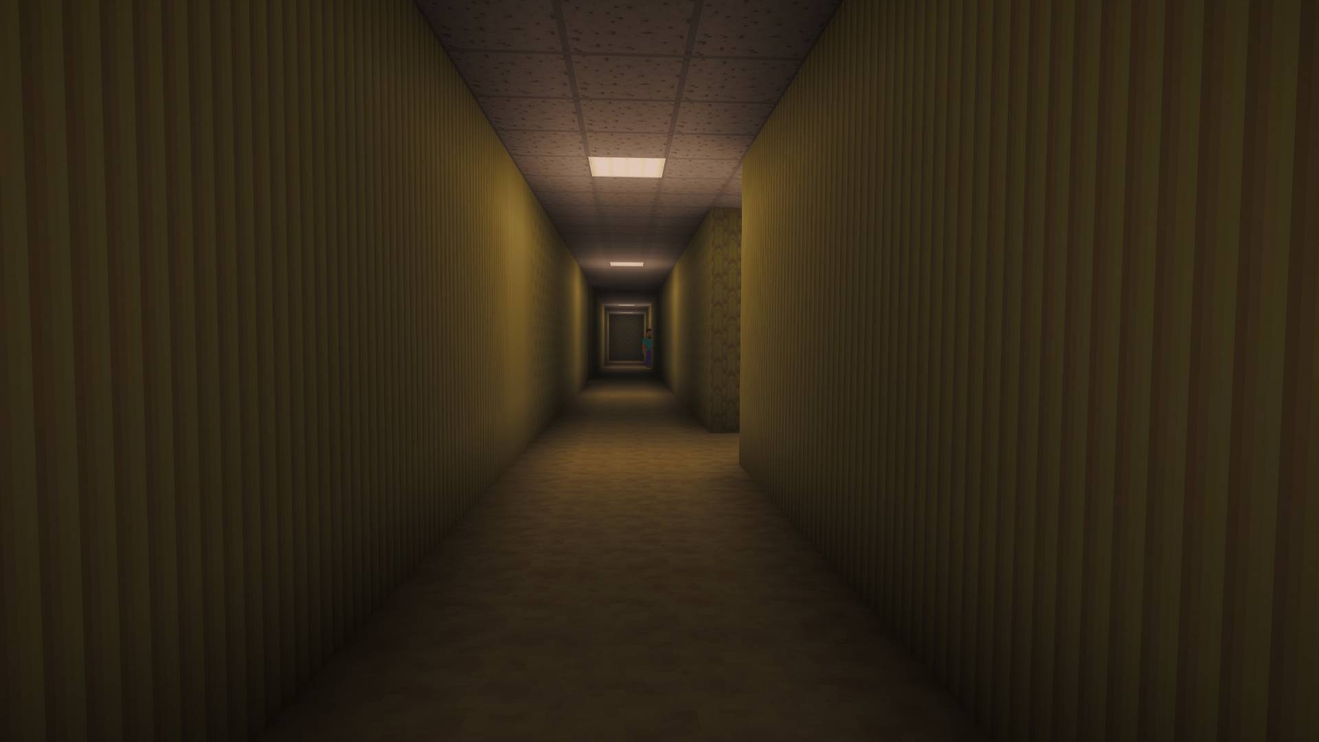 Thumbnail The yellow halls of the Complex. Captured in-game with optional Complementary Reimagined shaders.