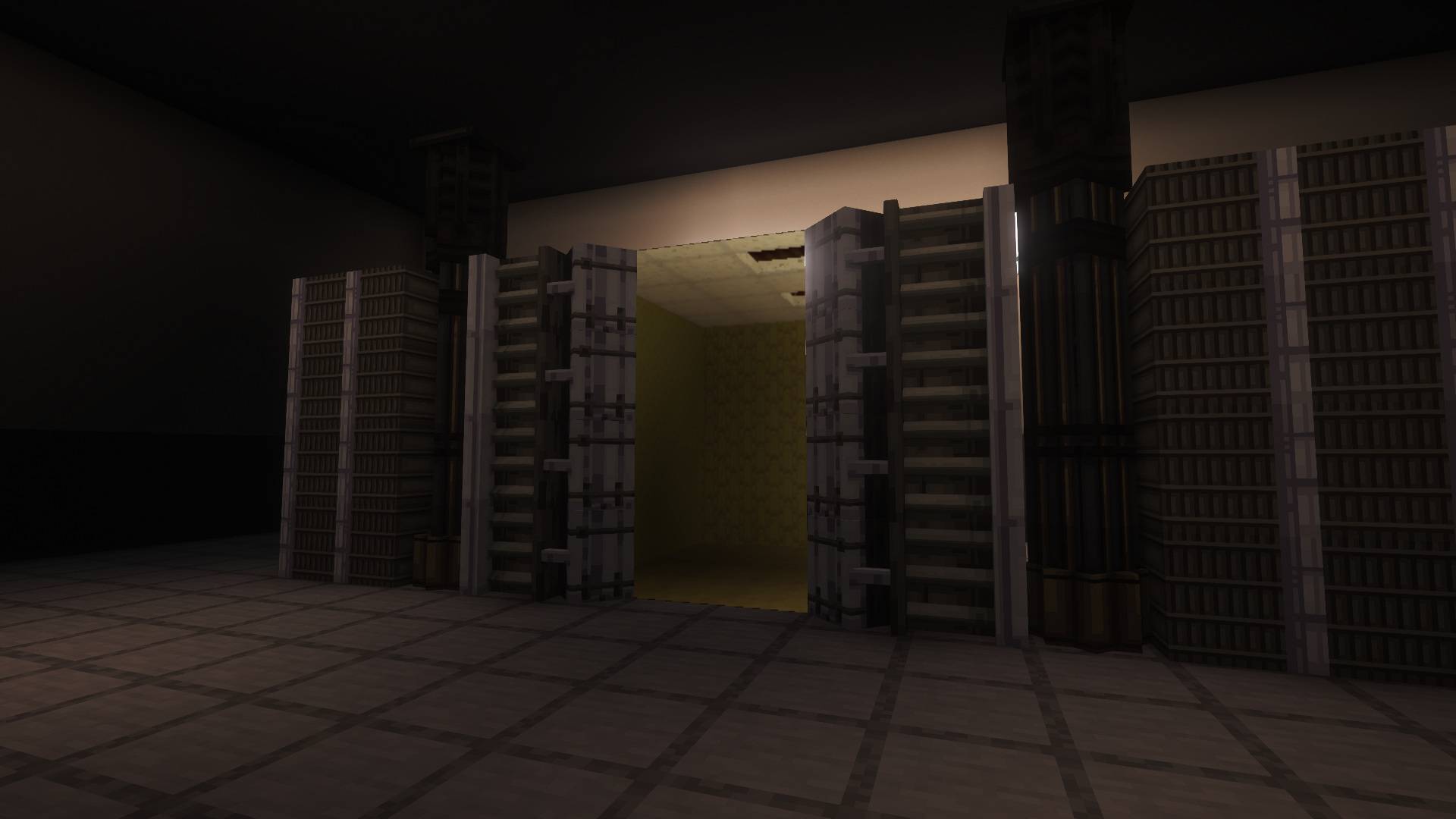 Thumbnail A live view into the Complex from an Overworld portal. Captured in-game with optional Complementary Reimagined shaders.