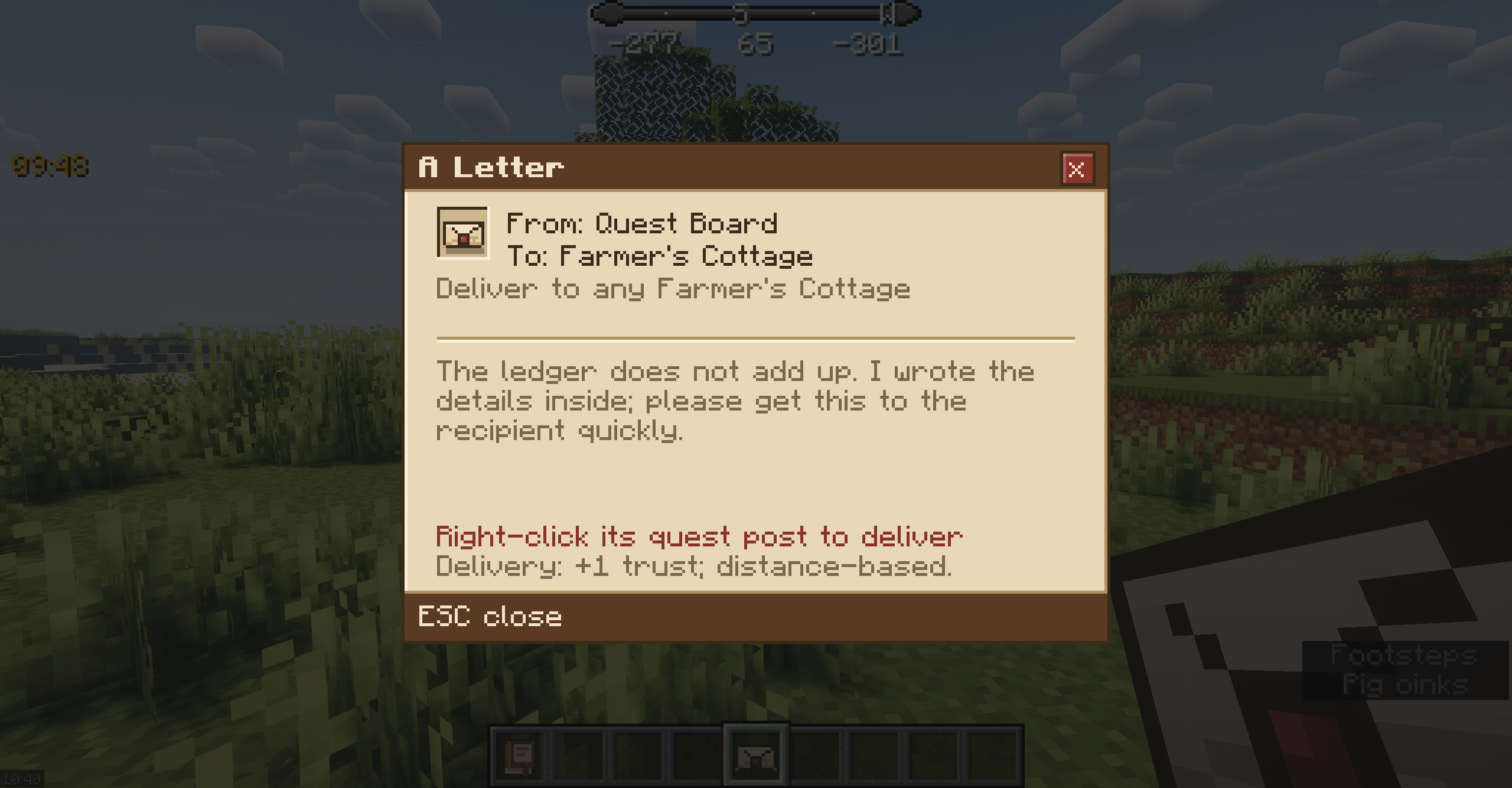 Thumbnail Read a lost letter and deliver it to the destination site for trust and rewards.