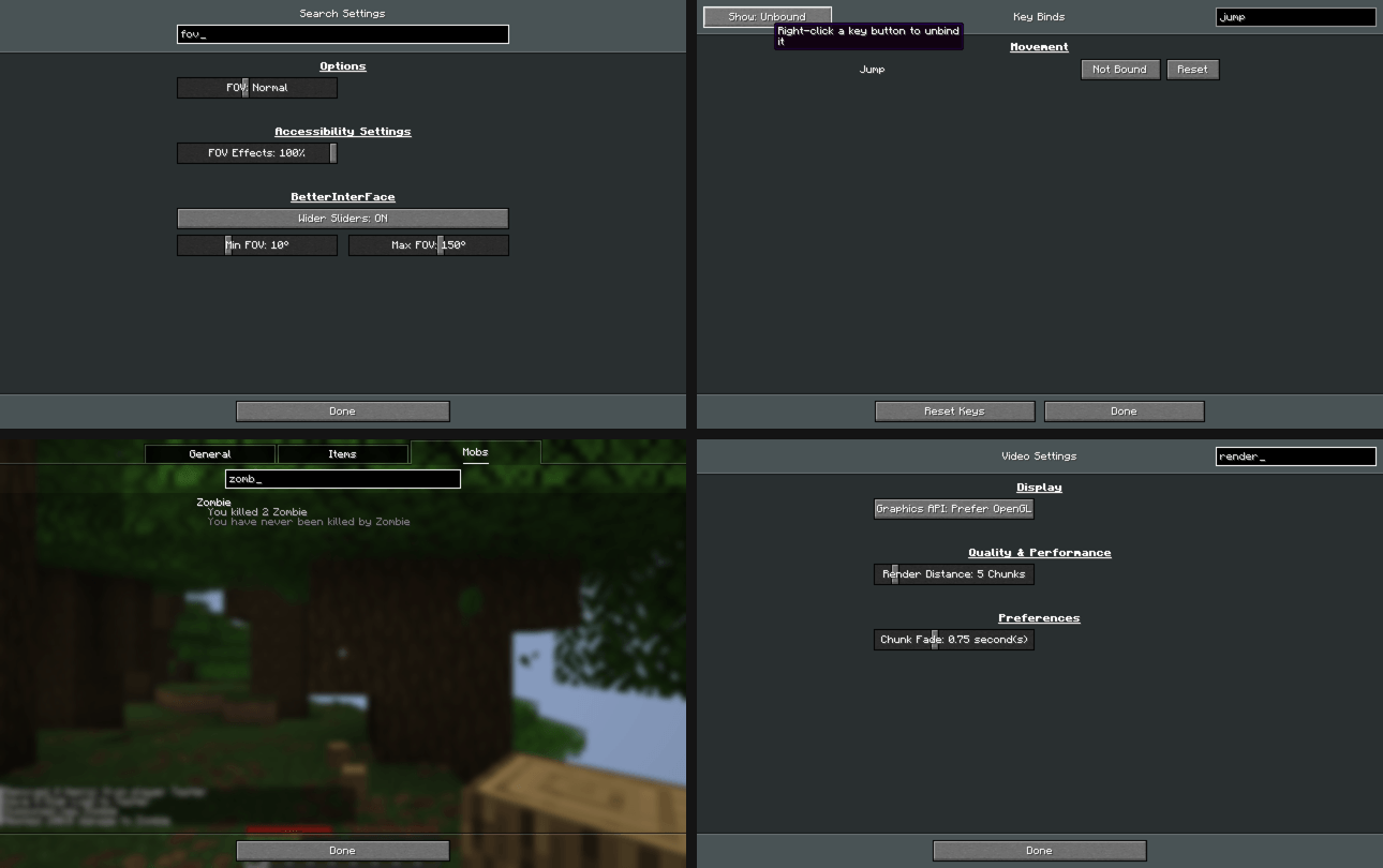 BetterInterFace - Minecraft Mods - CurseForge