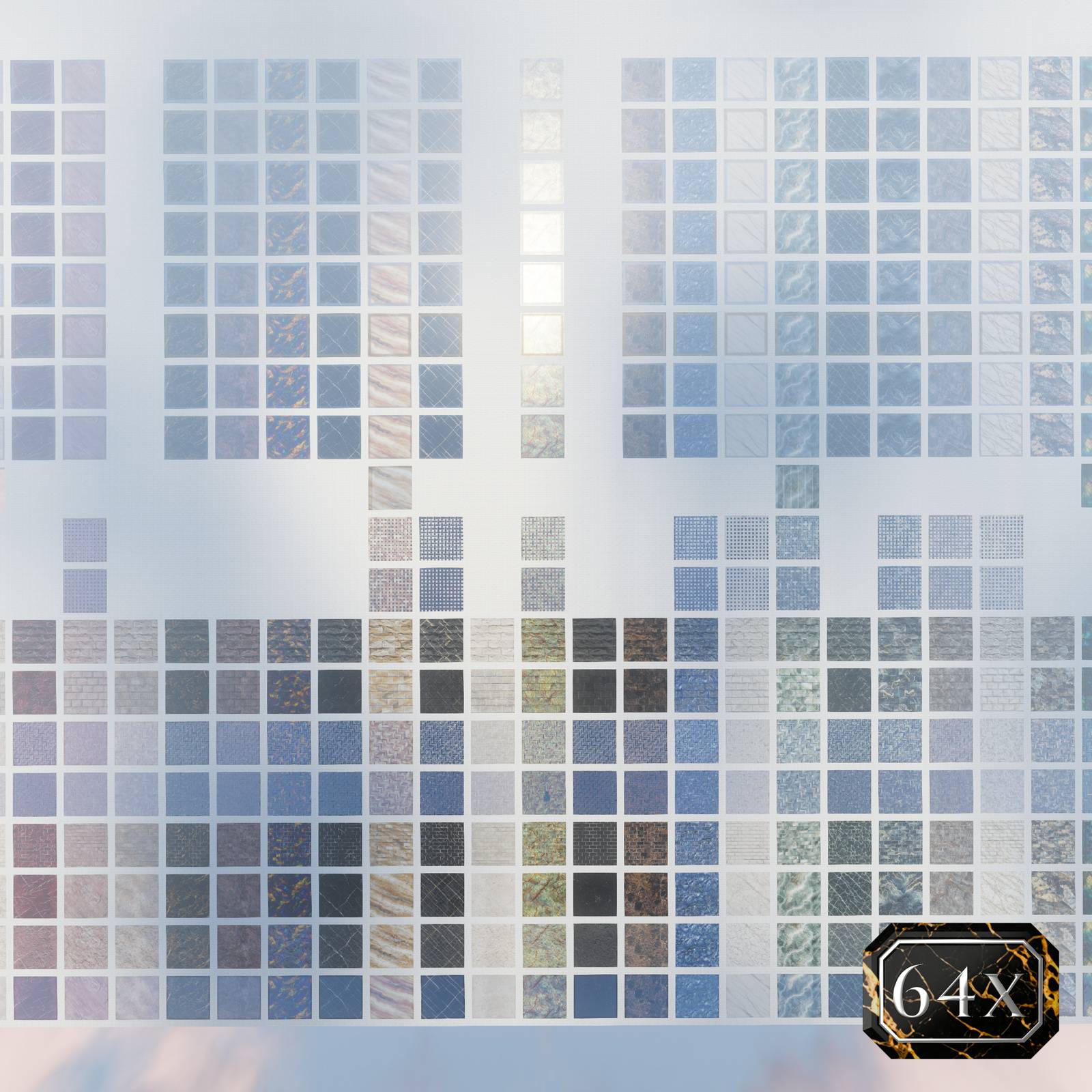 ERYDON Collection 64x stone palette and decorative finishes