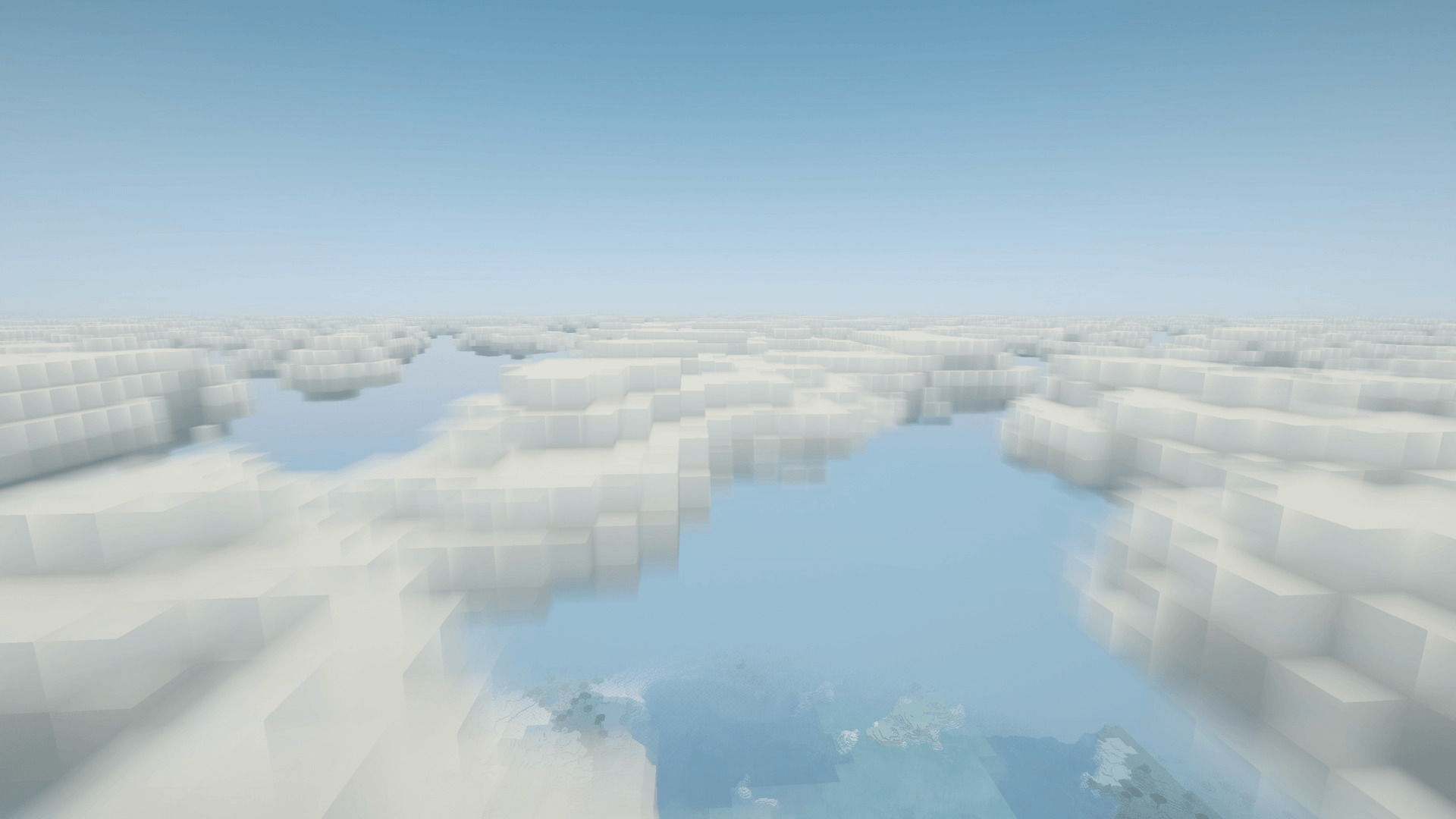 Thumbnail Flight along the upper cloud boundary. Cloudscape 0.5.7-rc.1; Complementary Reimagined r5.9.3; DH 3.3.4. Actual game capture, high filming settings. Lighting/water: Complementary. Not an FPS benchmark.