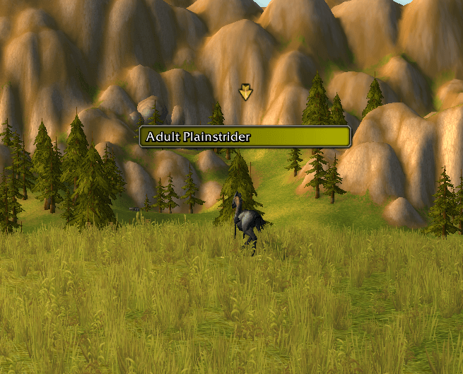 soft target pointer on enemy nameplate